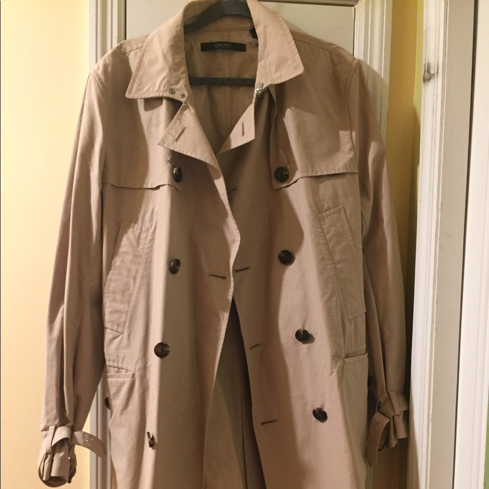 Beige overcoat